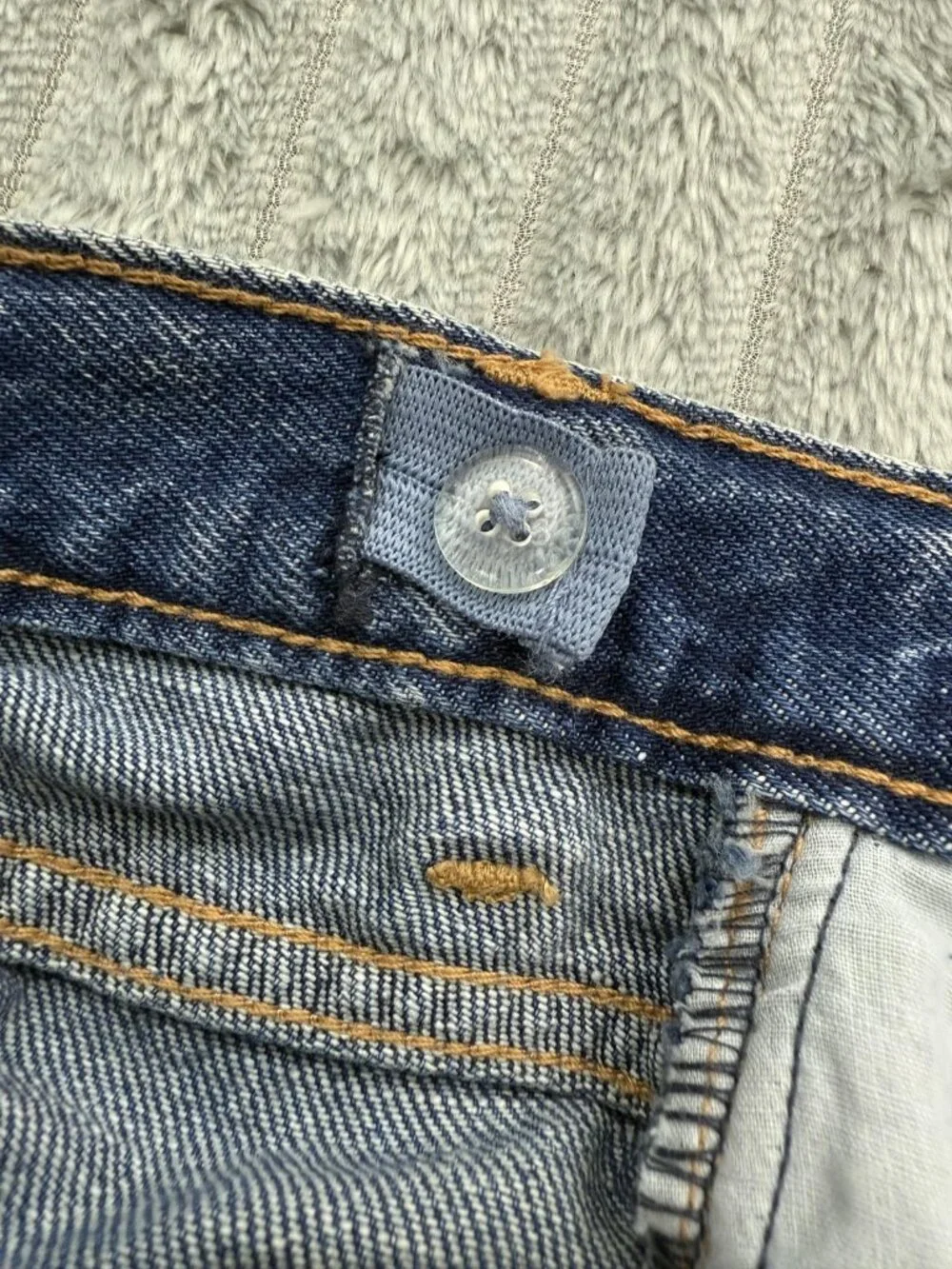 Old Navy Acid Wash Denim Cutoff Jean Shorts Girls 16 Blue Let Down Hem Summer